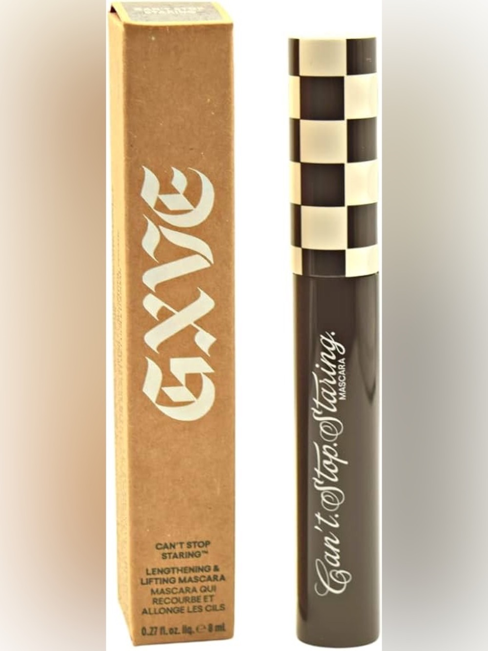 GXVE Gwen Stefani Can’t Stop Staring Black Mascara NWT Full Size Clean Beauty